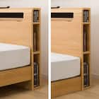 ベッドフレーム クイーン (EB-003 LEG/LOW すのこ LBR) 16枚目画像