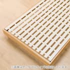 ベッドフレーム クイーン (EB-003 LEG/LOW すのこ LBR) 18枚目画像