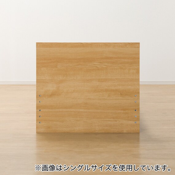 クイーンベッドフレーム(NS-001 深型/LBR) 9枚目画像