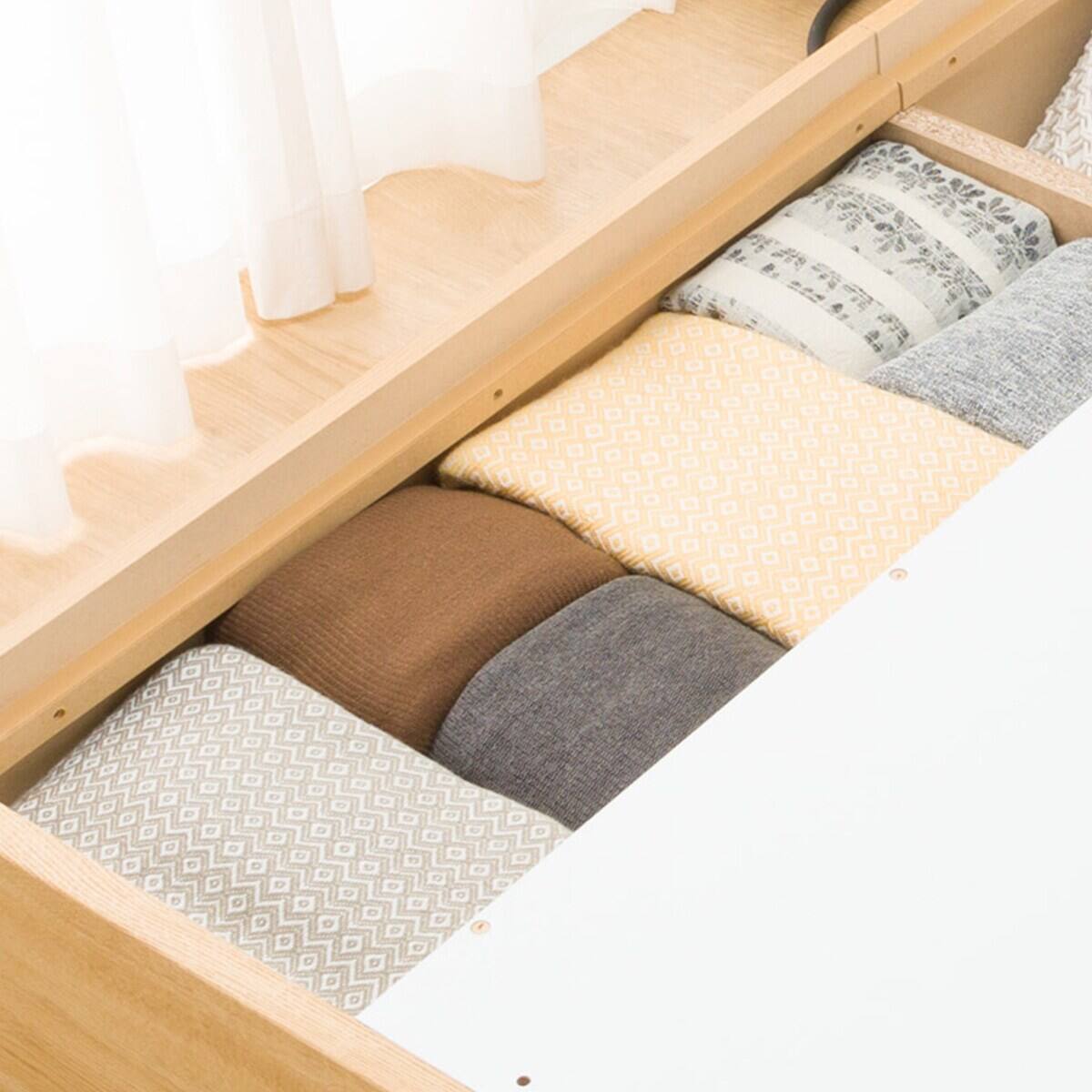 クイーンベッドフレーム(NS-001 深型/LBR) | ニトリネット【公式