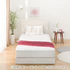 ベッドフレーム クイーン フラットタイプ (NS-001 LEG/LOW すのこ WW) 6枚目画像