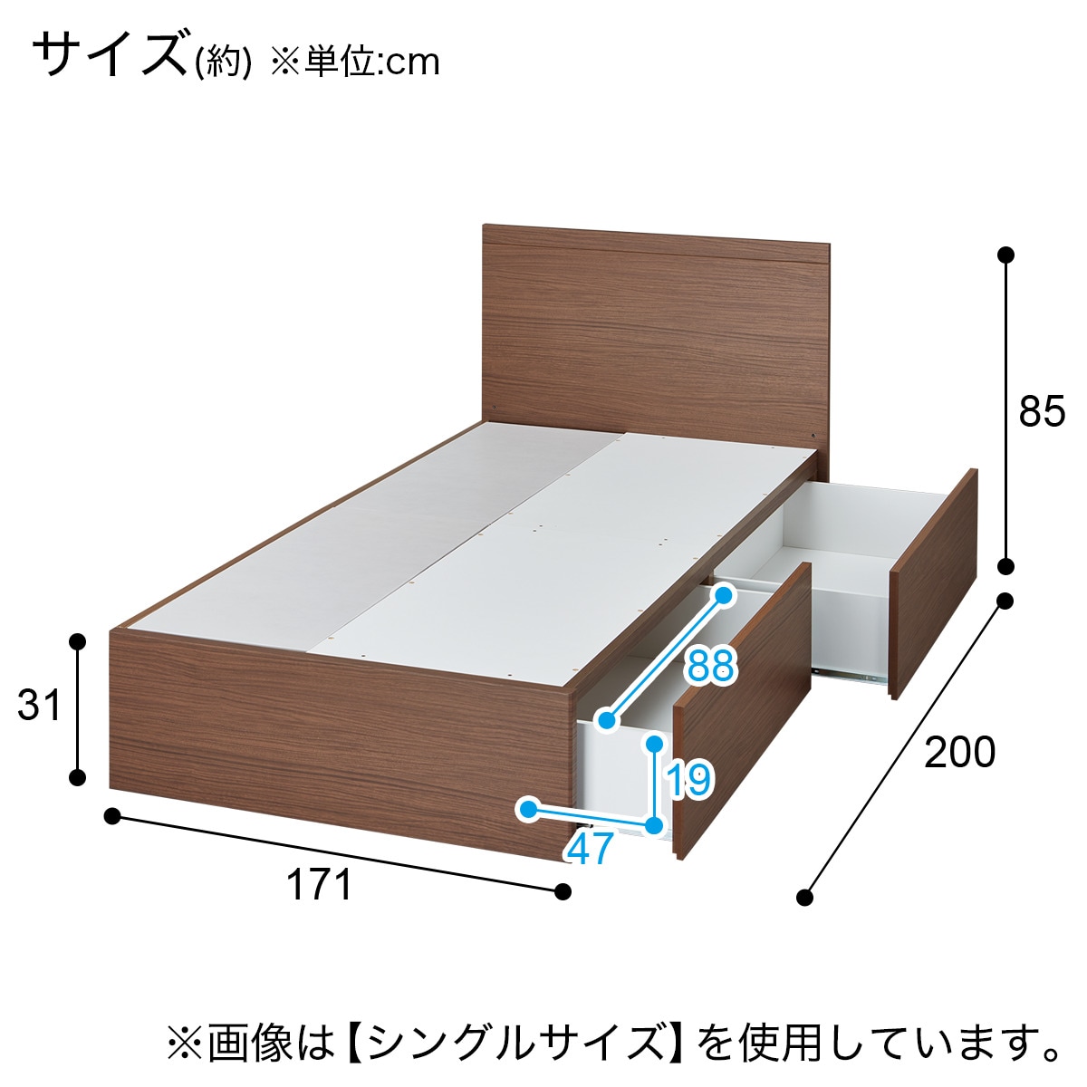 ニトリ　クイーンサイズベッドフレーム(マットレス付き) ニトリ クイーンベッドフレーム(MBR WP301引付き) : ニトリ Yahoo!店