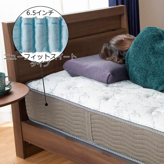 シモンズ クイーンマットレス(6.5NFスイートECO AB15S08 分割) 6枚目画像