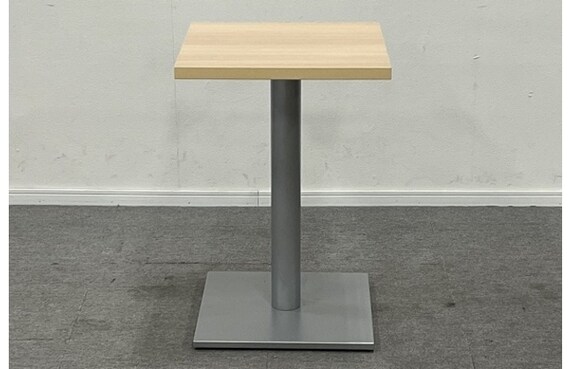 テーブル(ABS-W500D500TJY2051/EV-SI450シルバーＨ700) 2枚目画像