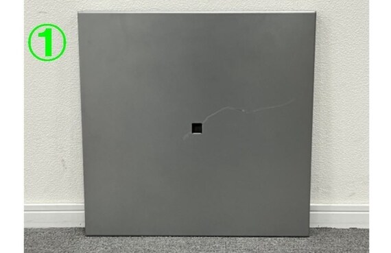 テーブル(ABS-W500D500TJY2051/EV-SI450シルバーＨ700) 6枚目画像