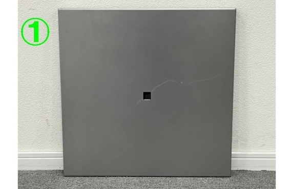 テーブル(ABS-W500D500TJY2051/EV-SI450シルバーH700) 6枚目画像