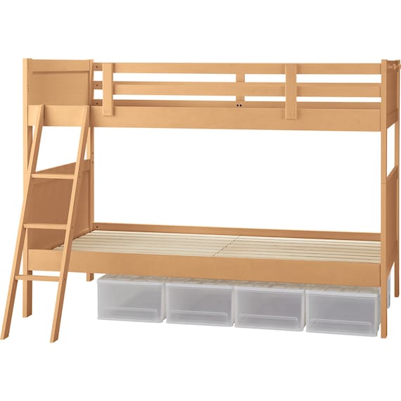 二段ベッド (DL001 XY すのこ LBR) 8枚目画像