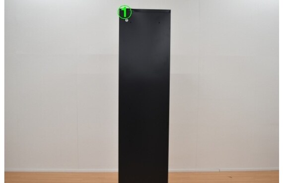 スチール書庫(オープン HOS-X BK)+ベース 5枚目画像