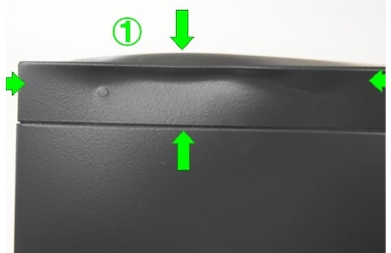 スチール書庫(オープン HOS-X BK)+ベース 6枚目画像