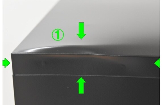 スチール書庫(オープン HOS-X BK)+ベース 7枚目画像