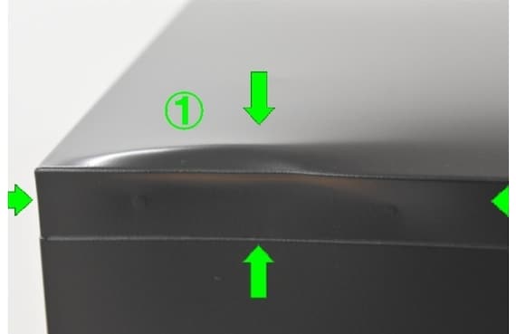 スチール書庫(オープン HOS-X BK)+ベース 7枚目画像