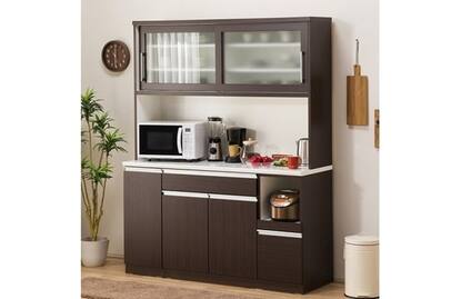 キッチンボード(レジューム 150TG-S DBR/150TL-R DBR)通販 | ニトリ  