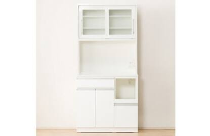 キッチンボード(レジューム 90TG-S WH/90TL-R WH)通販 | ニトリネット  