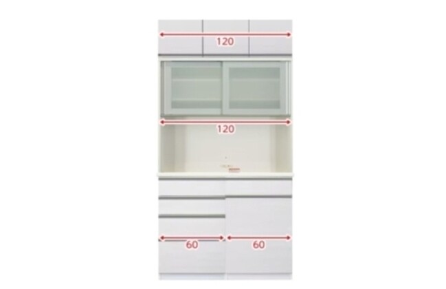 組み合わせキッチンボード チェルシー 120 上置きセット