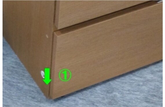 上置き付きオーダータワーチェスト 奥行き56.6cm(幅80cm×高さ180cm+60cm)ミディアムオーク木目 4枚目画像