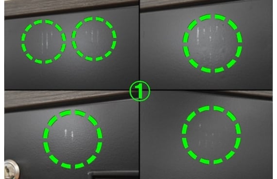 スチール書庫(ラテラル4段 HOS-X BK/天板DBR) 5枚目画像