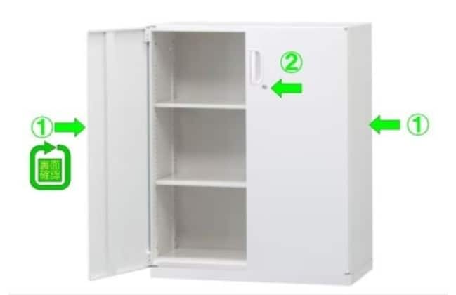 スチール書庫(両開き HOS-X WH) 3570034-3509242 | ニトリネット【公式