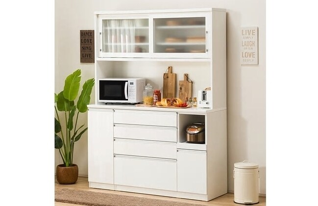 店頭引き取り限定‼ ニトリ 食器棚 シナモン 【?リサイクルモールみっけ