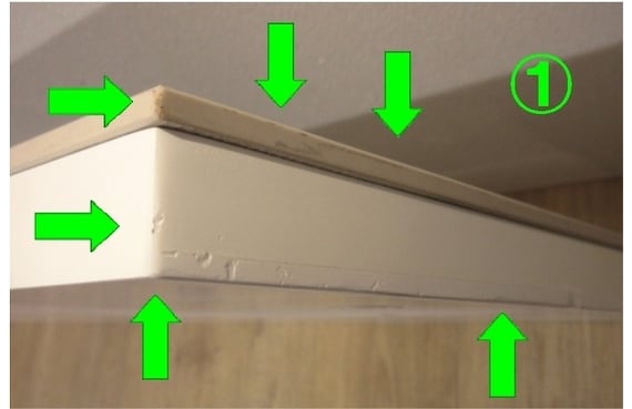 キッチンカウンター (セラミック天板 リガーレ 140CT WH) 5枚目画像