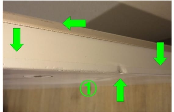 キッチンカウンター (セラミック天板 リガーレ 140CT WH) 6枚目画像