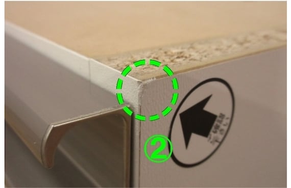 キッチンカウンター (セラミック天板 リガーレ 140CT WH) 8枚目画像