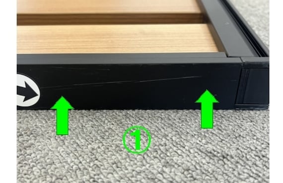 ラダーパーテーション(PR0918 BK/NA) 7枚目画像