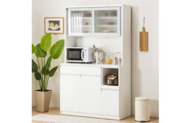 【ミー】ニトリ レジューム　幅120cm (4月2週目限定発送/引渡) 楽天市場】[幅120cm] キッチンボード ( レジューム120-2TF-H WH