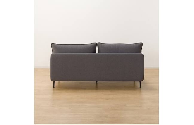 3人用ソファ(MS01 Nシールド MGY)+ヘッドレスト+フェザークッション