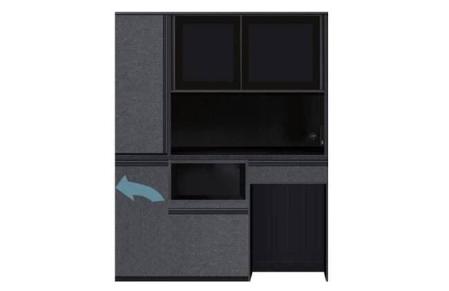キッチンボード リガーレ160 GYBK | ニトリネット【公式】 家具