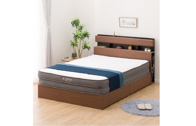 Dベッドフレーム(キエンザ MBR)+Dマットレス(Nスリープハード H1-02CR