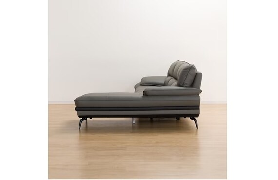 コーナーソファ(ロゾKD DGY LC)+ヘッドレスト+背当てクッション付き 5枚目画像