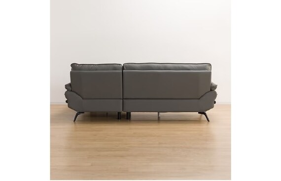 コーナーソファ(ロゾKD DGY LC)+ヘッドレスト+背当てクッション付き 6枚目画像