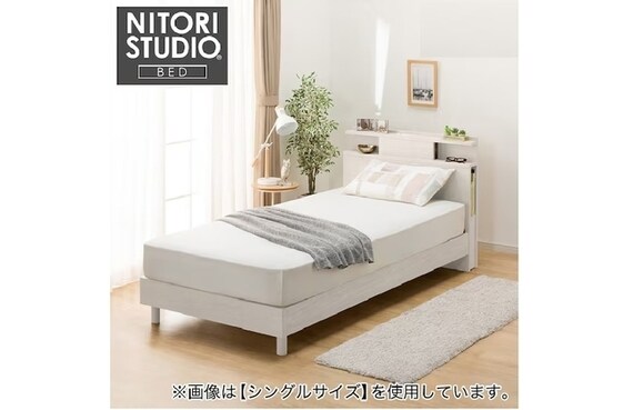 SDベッドフレーム(NS-004 LEG/LOW すのこ WW)+SDマットレス(Nスリープ 