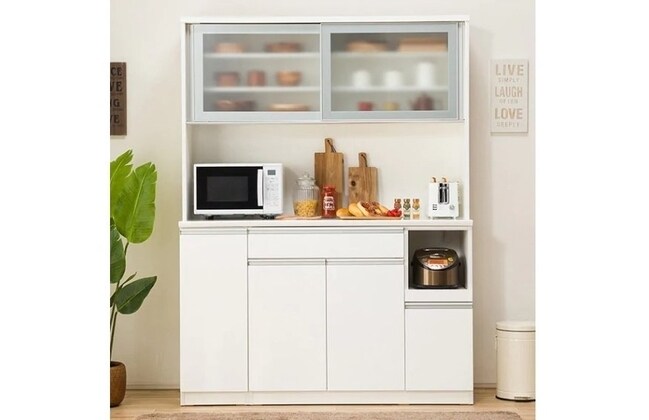 キッチンボード(レジューム 150AG-S WH150TH-R WH) | ニトリネット