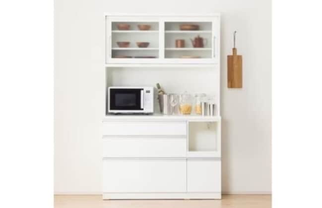 キッチンボード( レジューム120-2TG-S WH/120-2QL-R WH） | ニトリ