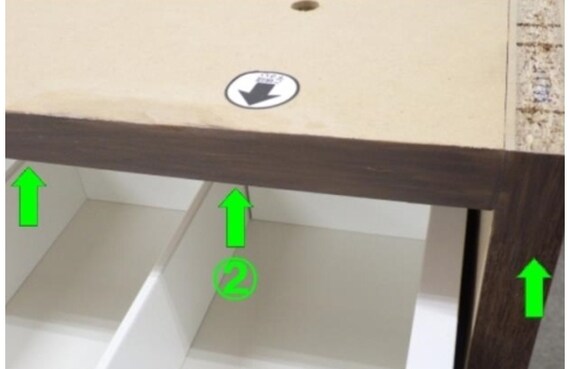 組み合わせキッチンボード リガーレ 60 MBR カウンタータイプ 6枚目画像