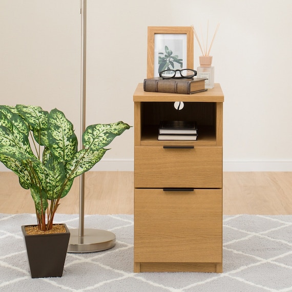 サイドテーブル(エトナ30-2ST LBR3) 3枚目画像