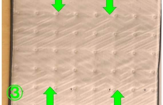 セミダブルベッドフレーム/マットレスセット(BN-002 LBR/NスリープハードH1-02CR VB) 10枚目画像