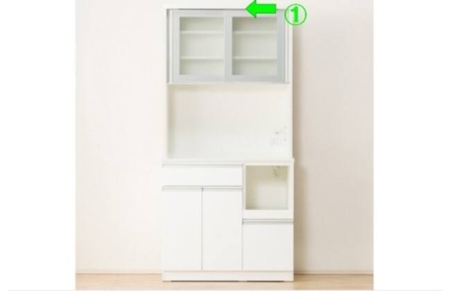 キッチンボード(レジューム 90AG-S WH90TL-R WH) | ニトリネット【公式