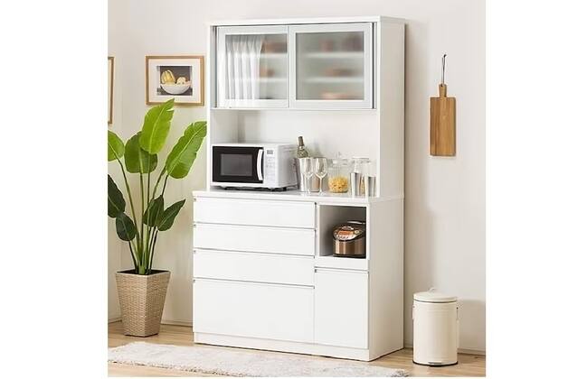 ニトリ ダリア 食器棚 取っ手無し ニトリネット【公式】 家具・インテリア通販