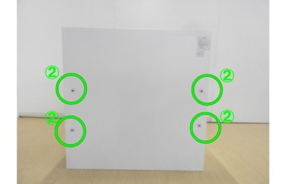 スチール書庫(引違いNT-88 ベース付き WH) 9枚目画像