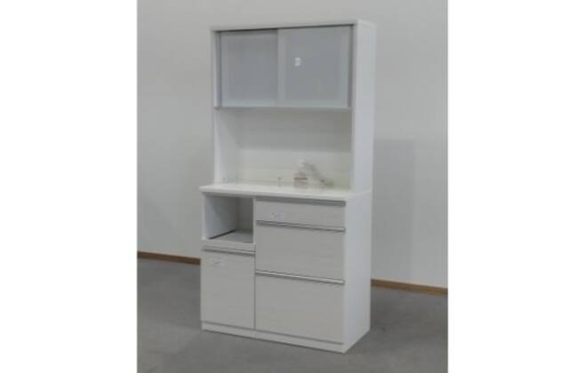 キッチンボード チェルシー 100 WH | ニトリネット【公式】 家具