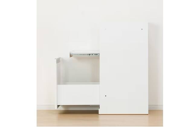 ニトリ 食器棚 リガーレ 120cm ホワイト キッチンボード 家具d3804 キッチンボードリガーレ GH-120KB/80C/40J D50 WH | ニトリネット