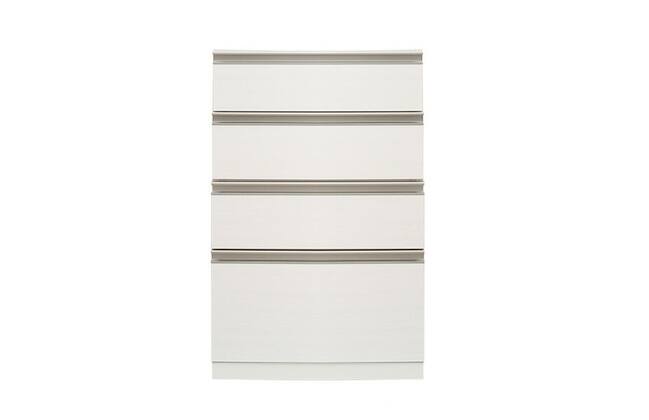 キッチンカウンター リガーレ WH(幅121 奥行50) 20cmストッカー付き