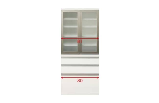 食器棚 リガーレ 80L WH | ニトリネット【公式】 家具・インテリア通販