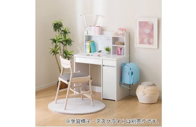 上棚付きコンパクトデスク(ES23 WH) | ニトリネット【公式】 家具