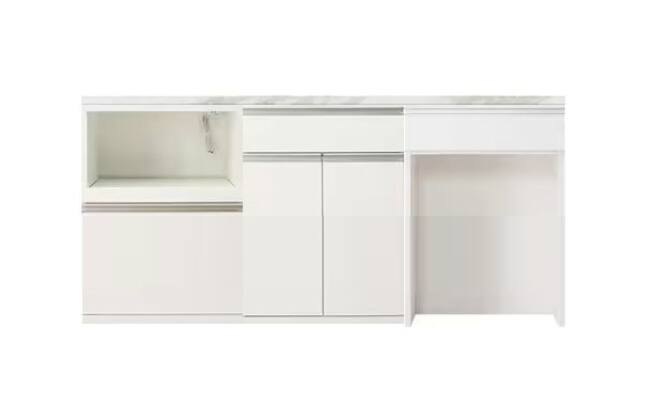 キッチンカウンター リガーレ 180 WH(セラミック天板 WH) | ニトリ