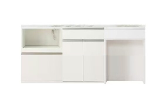 キッチンカウンター リガーレ 180 WH(セラミック天板 WH) | ニトリ 