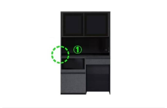 キッチンボード リガーレ 120 GYBK | ニトリネット【公式】 家具