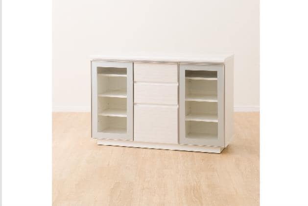 (格安)サイドボード (ポスティア120 WH) ニトリ（NITORI） サイドボード(ポスティア120 WH) キャビネット